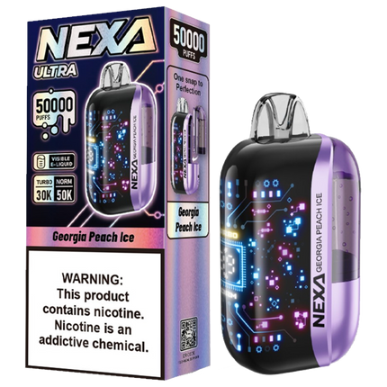 NEXA ULTRA 50000PUFFS 5PC PACK GEORGIA PEACH ICE