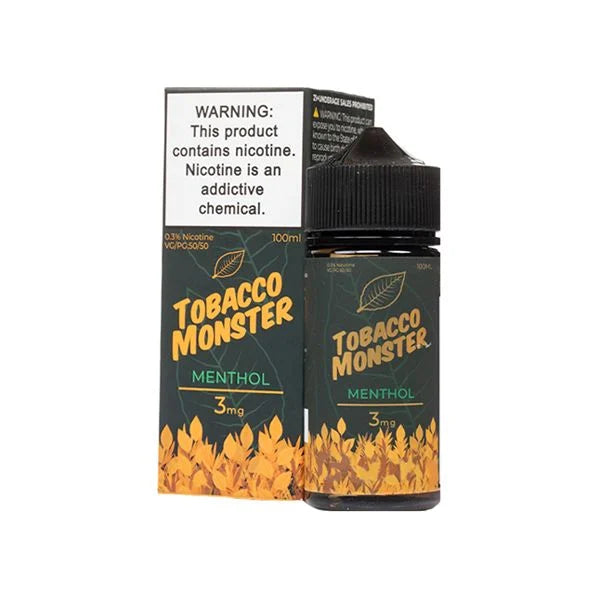 TOBACCO MONSTER TFN/NTD E-LIQUID | MENTHOL TOBACCO 3 MG