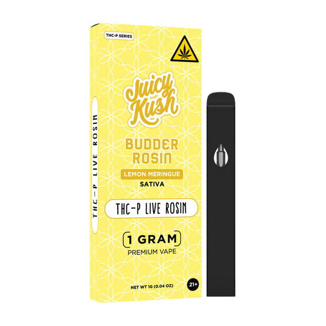 JUICY KUSH THC-P LIVE ROSIN - LEMON MERINGUE - INDICA