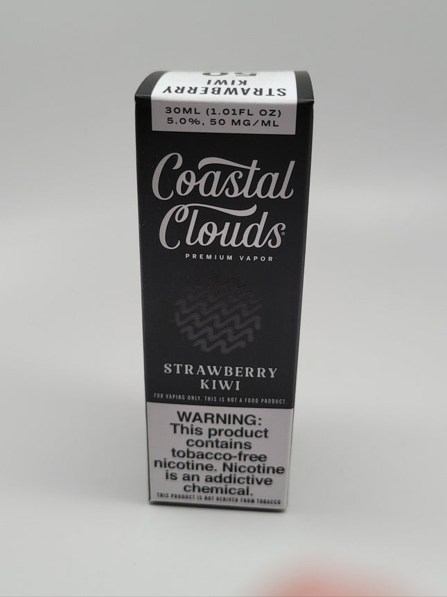 COASTAL CLOUDS NIC SALT 30ML - 50MG | ICED STRAWBERRY KIWI(TFN)