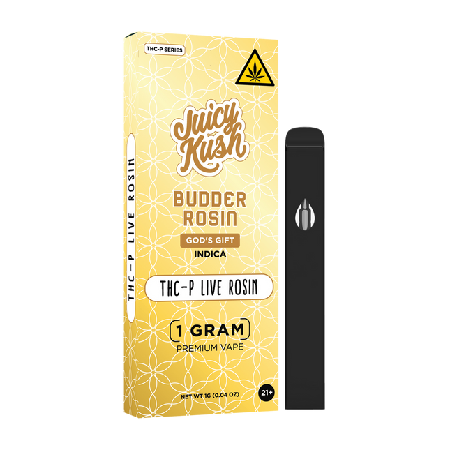 JUICY KUSH THC-P LIVE ROSIN - GOD'S GIFT - INDICA