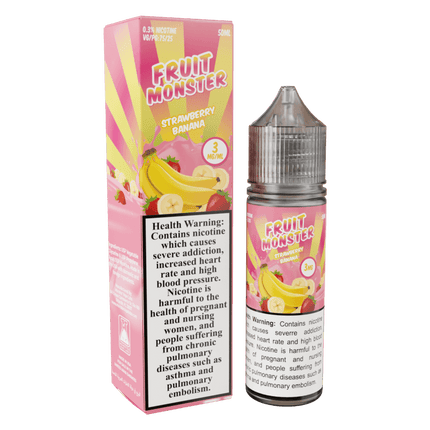 FRUIT MONSTER TFN/NTD E - LIQUID | STRAWBERRY BANANA 3 MG