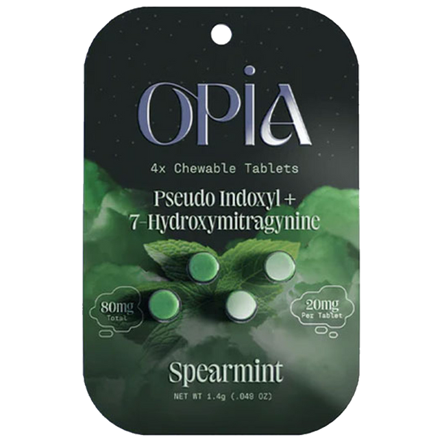 OPIA | PSEUDO+7 | HYDROXY TABLETS | 10CT | SPEARMINT