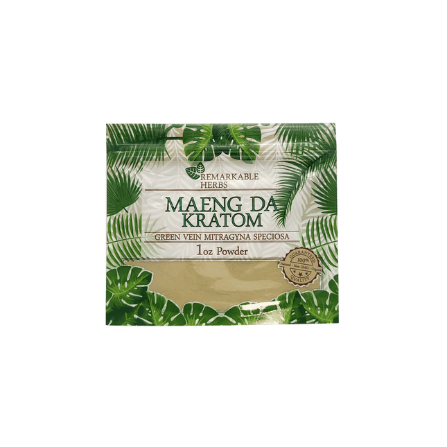 REMARKABLE HERB GREEN VEIN MAENG DA 1OZ POWDER