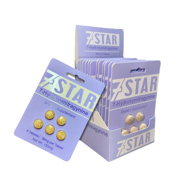 7 STAR 7-HYDROXY TABLETS 30MG PER TABLET 5CT | 12PK
