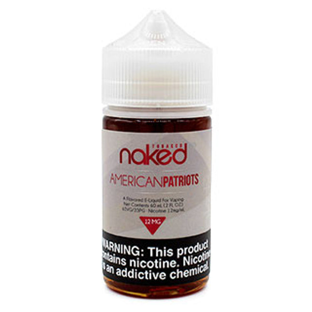 NAKED 100 E LIQUIDS | AMERICAN PATRIOTS 12 MG