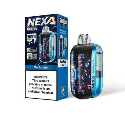 NEXA ULTRA 50000PUFFS 5PC PACK BLUE RAZZ ICE