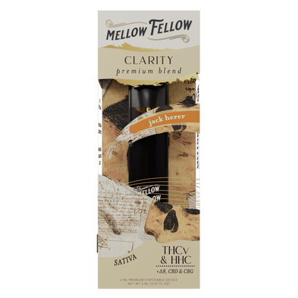 MELLOW FELLOW DISPOSABLE | 2ML | 6 COUNT BOX | CLARITY - JACK HERER