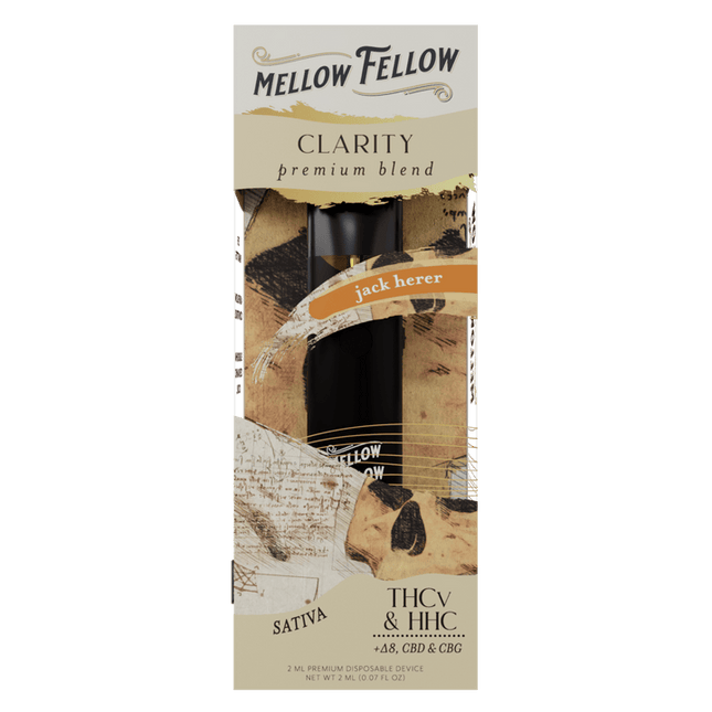 MELLOW FELLOW DISPOSABLE | 2ML | 6 COUNT BOX | CLARITY - JACK HERER