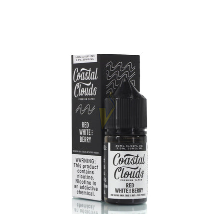 COASTAL CLOUDS NIC SALTS 30ML 35MG | RED WHITE AND BERRY