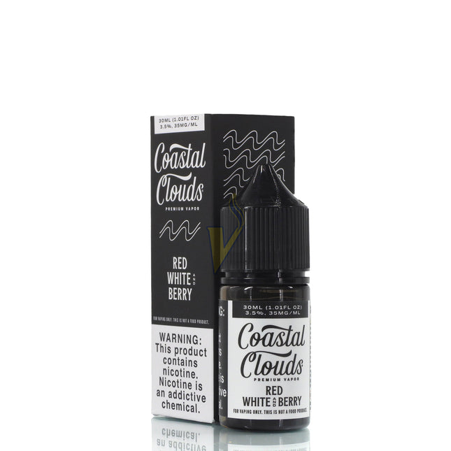 COASTAL CLOUDS NIC SALTS 30ML 35MG | RED WHITE AND BERRY