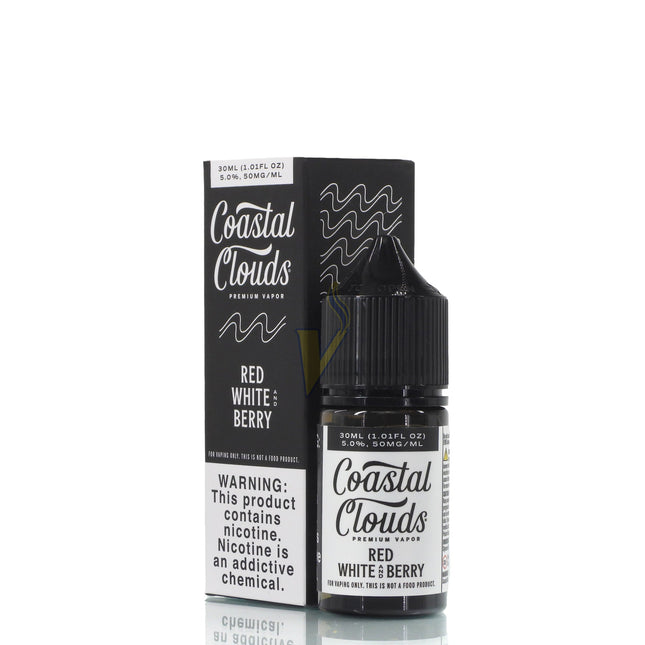 COASTAL CLOUDS NIC SALT 30ML - 50MG | RED WHITE AND BERRY