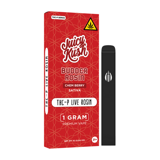 JUICY KUSH THC-P LIVE ROSIN - CHEM BERRY - INDICA