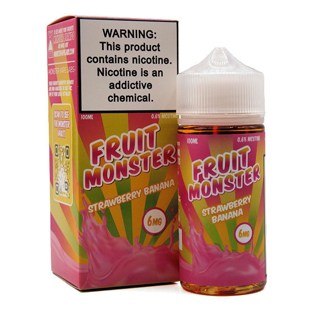 FRUIT MONSTER TFN/NTD E - LIQUID | STRAWBERRY BANANA 6 MG