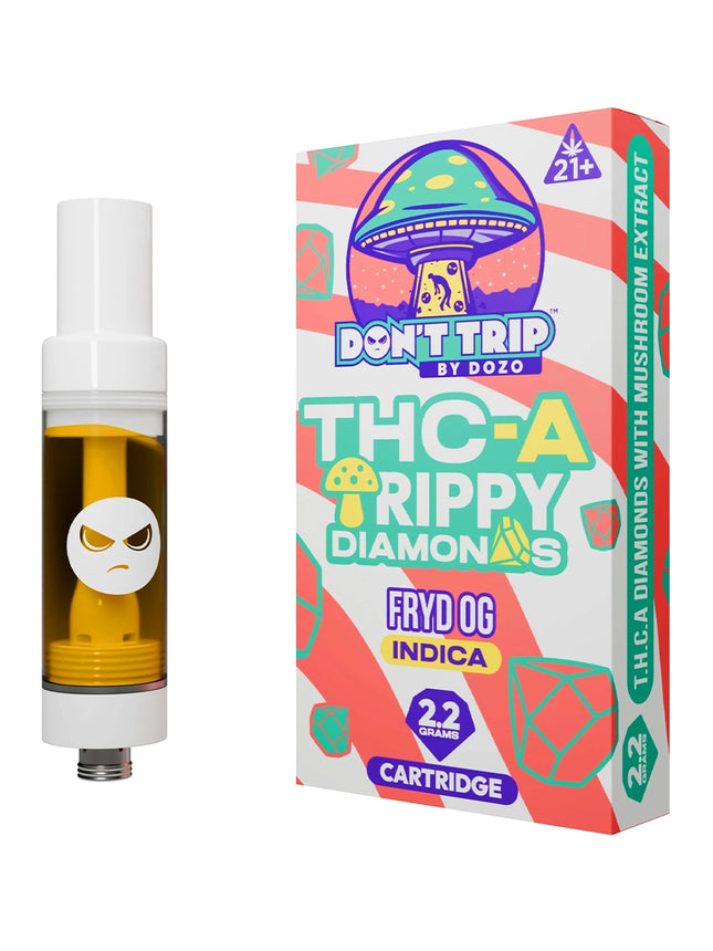 DON'T TRIP DOZO TRIPPY DIAMONDS 2.2G CARTRIDGE FRYD OG INDICA