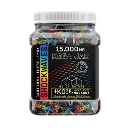 HI ON NATURE | KO3 SHOCKWAVES | SINGLE GUMMIES | 15,000MG | 30CT JAR
