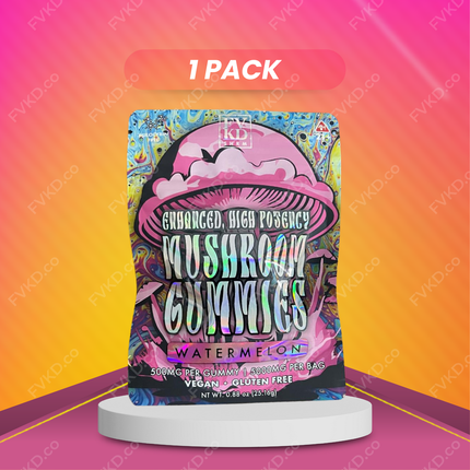 FVKD MUSHROOM GUMMIES 5000MG 10CT