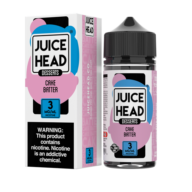JUICE HEAD | E-LIQUID | DESSERTS | CAKE BATTER (3MG)