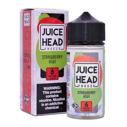 JUICE HEAD | E-LIQUID | FREEZE | 6MG | STRAWBERRY KIWI | 6ML