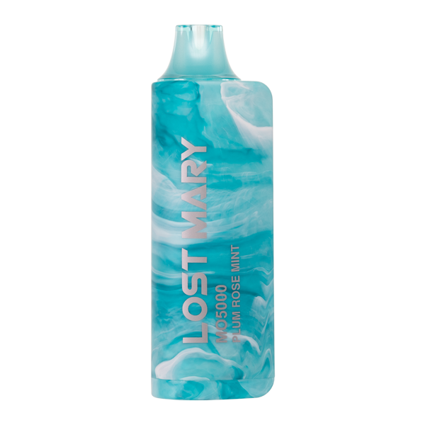 LOST MARY MO5000 PUFFS DISPOSABLE 5CT PLUM ROSE MINT NEW BARCODE