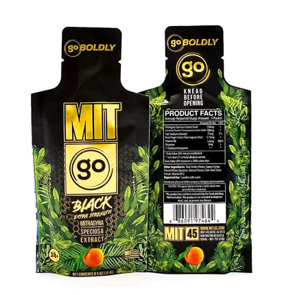 MIT 45 GO BLACK EXTRA STRENGTH POUCH | 12CT