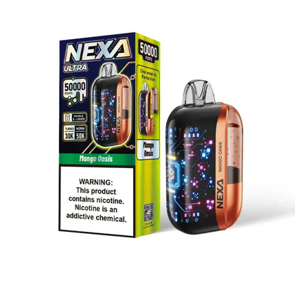 NEXA ULTRA 50000PUFFS 5PC PACK MANGO OASIS