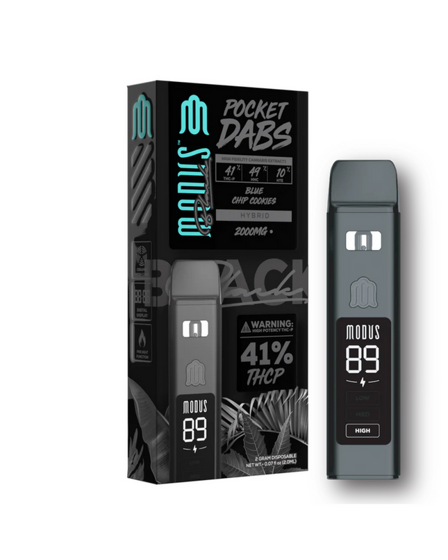 MODUS BLACK POCKET DABS 2G THC - P DISPO 5CT | BLUE CHIP COOKIES