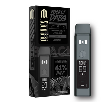 MODUS BLACK POCKET DABS 2G THC - P DISPO 5CT | PINEAPPALE UPSIDE DOWN CAKE
