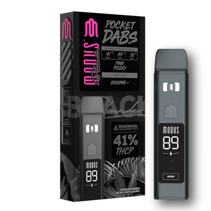 MODUS BLACK POCKET DABS 2G THC - P DISPO 5CT | PINK ROZAY