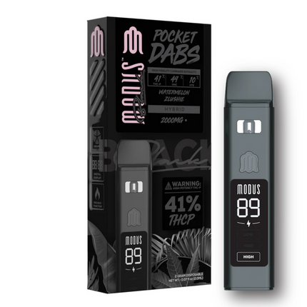 MODUS BLACK POCKET DABS 2G THC - P DISPO 5CT | WATERMELON ZLUSHIE