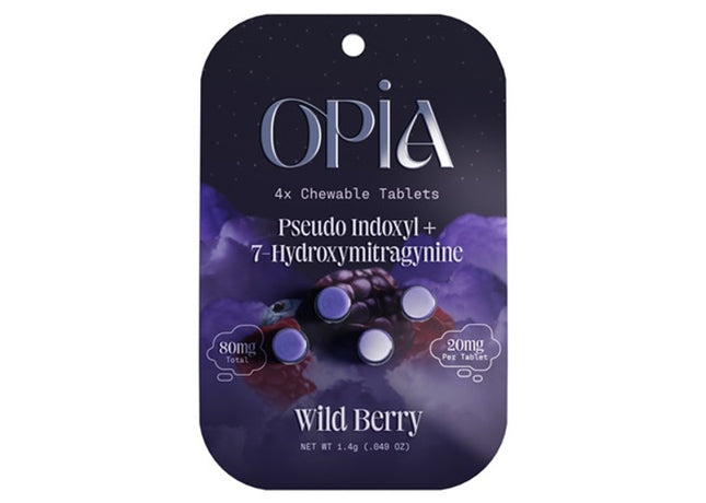OPIA | PSEUDO+7 | HYDROXY TABLETS | 10CT | WILD BERRY