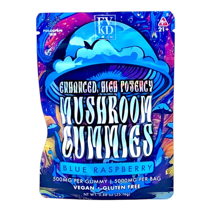 FVKD MUSHROOM GUMMIES 5000MG 10CT