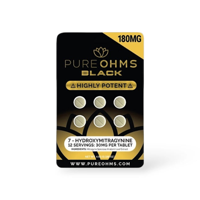 PURE OHMS 7 - HYDROXYMITRAGYNINE 30MG TABLET 6CT | 10PK