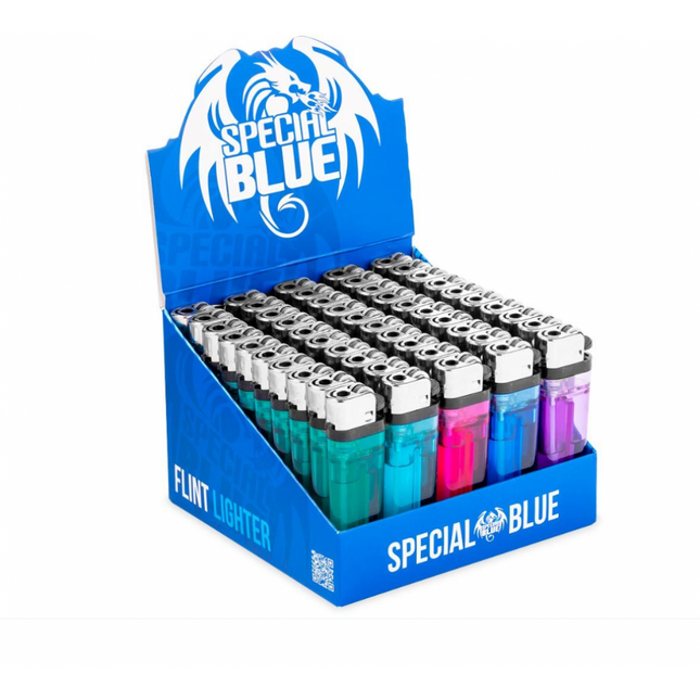 SPECIAL BLUE TRAILBLAZER FLINT ROLL LIGHTER 50CT