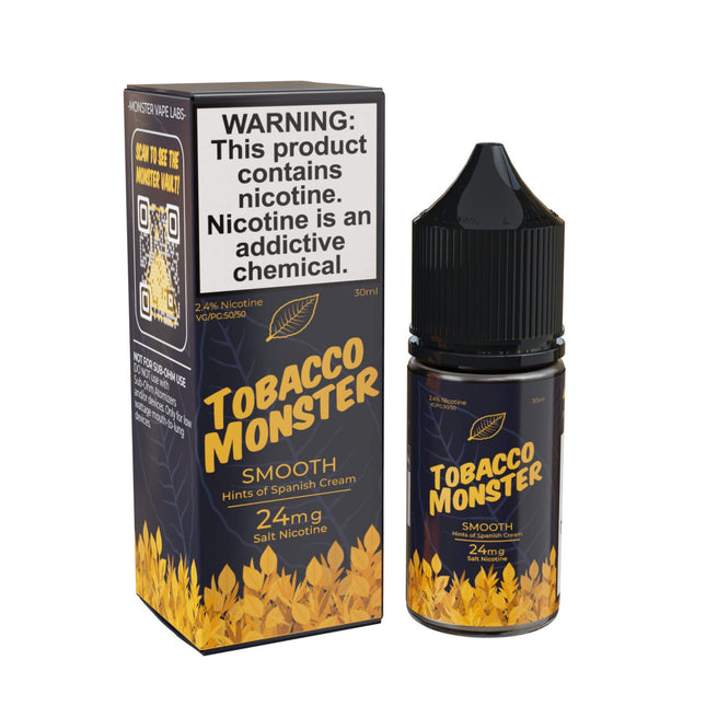 TOBACCO MONSTER TFN/NTD SALT E-LIQUID | SMOOTH TOBACCO 24 MG
