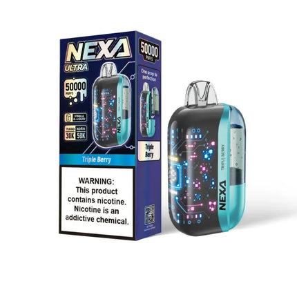 NEXA ULTRA 50000PUFFS 5PC PACK TRIPLE BERRY