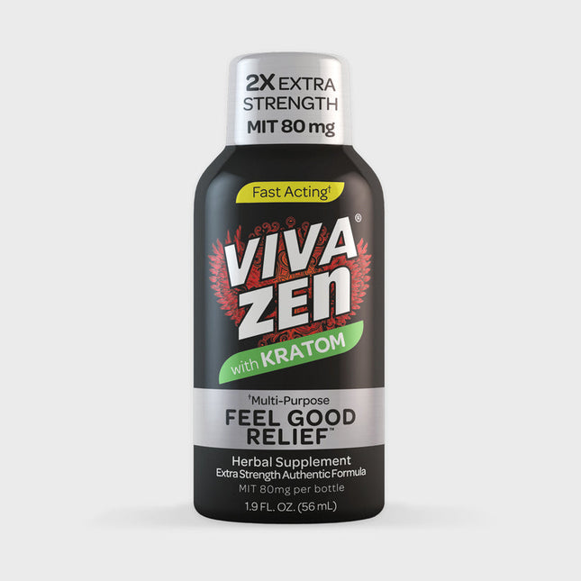 VIVA ZEN WITH KRATOM EXTRA STRENGTH MIT 80MG 2OZ | 12CT
