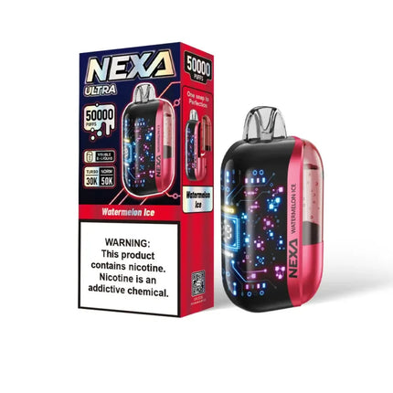 NEXA ULTRA 50000PUFFS 5PC PACK WATERMELON ICE