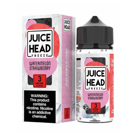 JUICE HEAD | E-LIQUID | FREEZE | 3MG | WATERMELON STRAWBERRY (3MG)