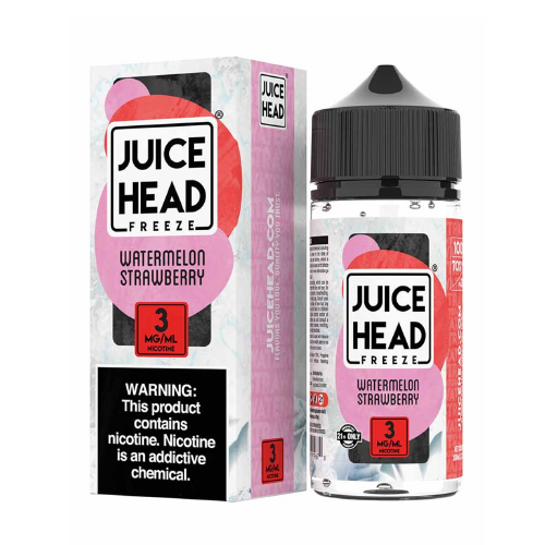 JUICE HEAD | E-LIQUID | FREEZE | 3MG | WATERMELON STRAWBERRY (3MG)