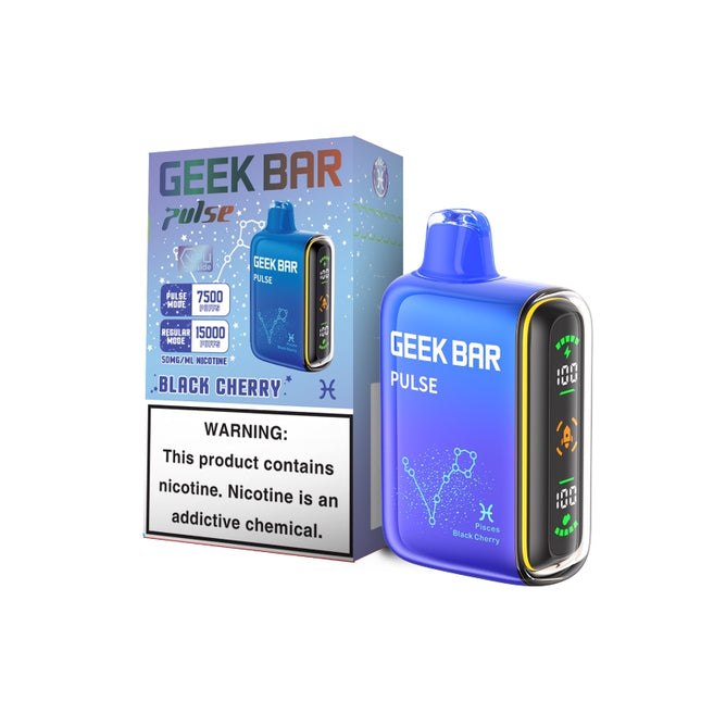 GEEK BAR PULSE 15000 PUFFS DISPOSABLE 5CT BLACK CHERRY
