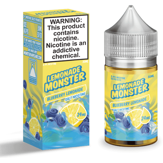 LEMONADE MONSTER TFN/NTD SALT E-LIQUID | BLUEBERRY LEMONADE 24 MG