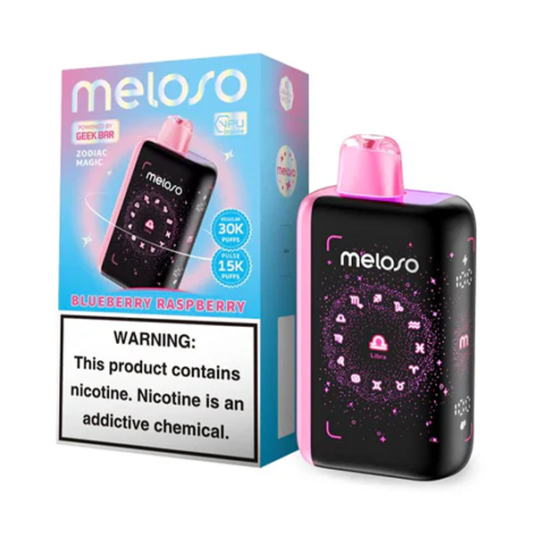 281104 - GEEK BAR MELOSO 30KPF 5CT - BLUEBERRY RASPBERRY