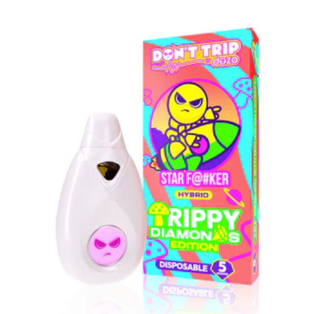 DON'T TRIP BY DOZO | TRIPPY DIAMONDS | DISPOSABLE | 5GRAM | 5CT | STAR F-KER |HYBRID