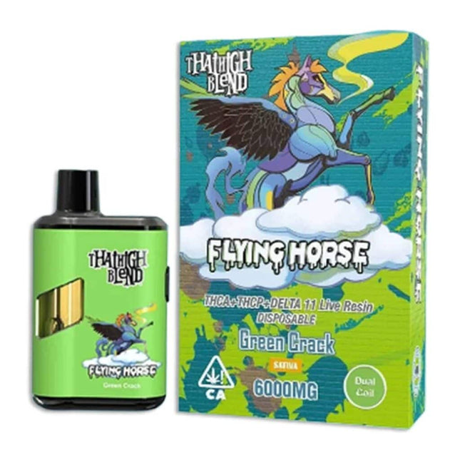 FLYING HORSE 6GM OCHO BLEND DISPO 5CT | GREEN CRACK | SATIVA