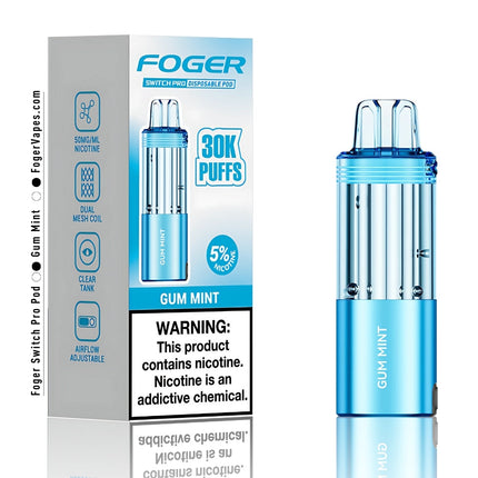 FOGER 30K PODS | 5CT BOX | GUM MINT