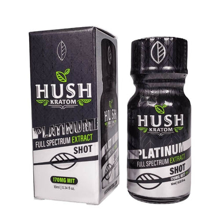 HUSH KRATOM SHOTS PLATINUM 10ML | 12CT