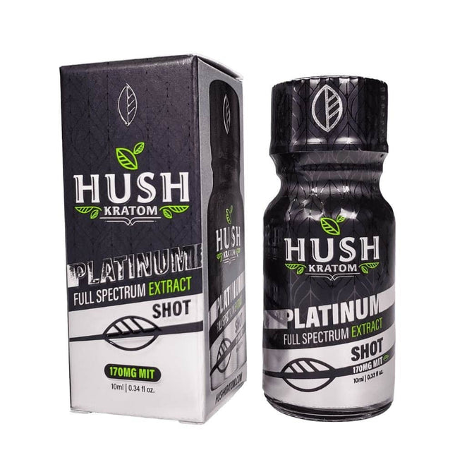 HUSH KRATOM SHOTS PLATINUM 10ML | 12CT