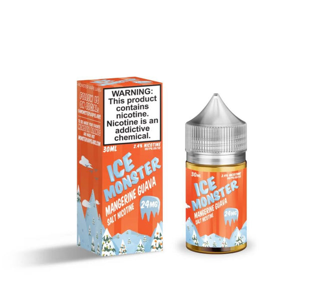 JAM MONSTER TFN/NTD SALT E - LIQUID | ICED MANGERINE GUAVA 24 MG