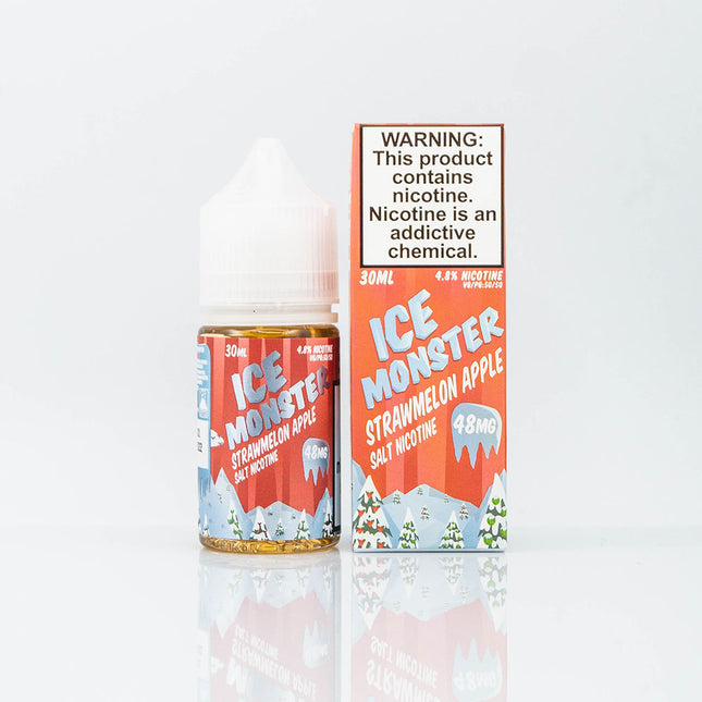 ICE MONSTER SALT - STRAWMELON APPLE ICE 48MG